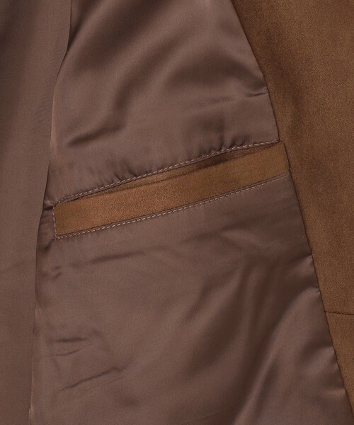 SHIPS(シップス)の「SHIPS: ポリエステル フェイク スエード コーチ ブルゾン(ブルゾン・メンズ・グレー/ブラウン・SMALL/MEDIUM/LARGE/X-LARGE)」の9枚目の写真