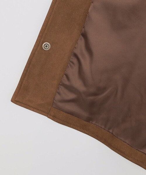 SHIPS(シップス)の「SHIPS: ポリエステル フェイク スエード コーチ ブルゾン(ブルゾン・メンズ・グレー/ブラウン・SMALL/MEDIUM/LARGE/X-LARGE)」の10枚目の写真