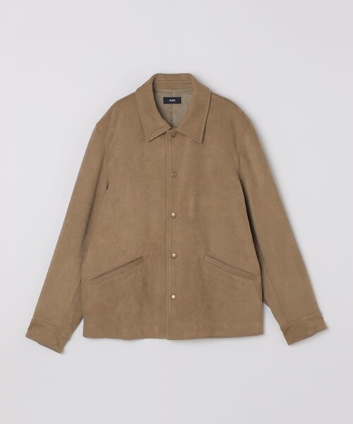 SHIPS(シップス)の「SHIPS: ポリエステル フェイク スエード コーチ ブルゾン(ブルゾン・メンズ・グレー/ブラウン・SMALL/MEDIUM/LARGE/X-LARGE)」の12枚目の写真