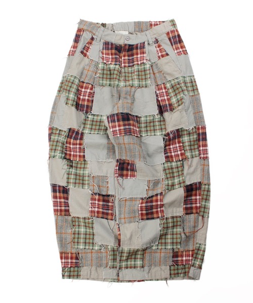 Universal Style Wear（ユニバーサルスタイルウェア）の「Universal Style Wear パッチワーク パンツ（その他パンツ・メンズ・スミクロ/グレー/オフホワイト/カーキ・X-LARGE/LARGE/MEDIUM）」の9枚目の写真