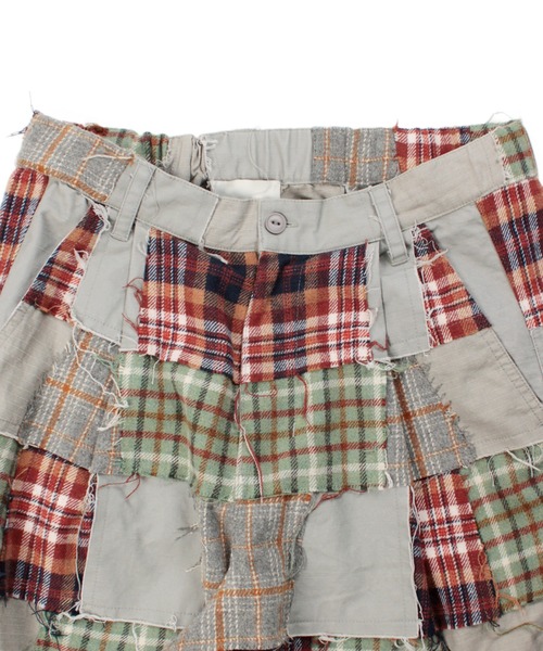 Universal Style Wear（ユニバーサルスタイルウェア）の「Universal Style Wear パッチワーク パンツ（その他パンツ・メンズ・スミクロ/グレー/オフホワイト/カーキ・X-LARGE/LARGE/MEDIUM）」の11枚目の写真