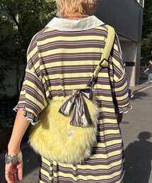 HELLO.SANFRANCISCO | 【HELLO.SANFRANCISCO/ハローサンフランシスコ】リボンチャーム付きマルチWAYファーBAG(ショルダーバッグ)