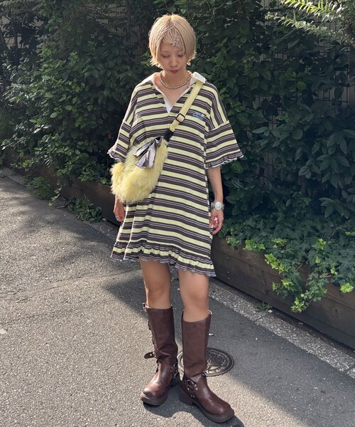 HELLO.SANFRANCISCO（ハローサンフランシスコ）の「【HELLO.SANFRANCISCO/ハローサンフランシスコ】リボンチャーム付きマルチWAYファーBAG（ショルダーバッグ・レディース・ピンク/ブルー/イエロー・FREE）」の14枚目の写真