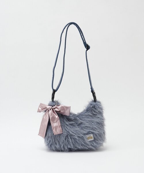 HELLO.SANFRANCISCO（ハローサンフランシスコ）の「【HELLO.SANFRANCISCO/ハローサンフランシスコ】リボンチャーム付きマルチWAYファーBAG（ショルダーバッグ・レディース・ピンク/ブルー/イエロー・FREE）」の19枚目の写真