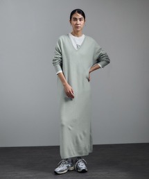PHOTOCOPIEU/フォトコピュー】別注 V-NECK WOEK DRESS/Vネックワーク