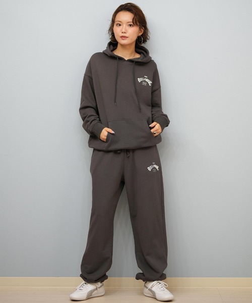 BILLABONG(ビラボン)の「BILLABONG/ビラボン バックプリントパーカー セットアップ対応 BF014-022(パーカー・レディース・ヘザーグレー/スミクロ/ホワイト/ピンク・M/L)」の12枚目の写真