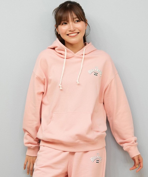 BILLABONG(ビラボン)の「BILLABONG/ビラボン バックプリントパーカー セットアップ対応 BF014-022(パーカー・レディース・ヘザーグレー/スミクロ/ホワイト/ピンク・M/L)」の22枚目の写真