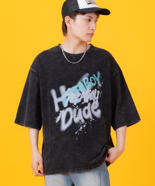 improves(インプローブス)の「アソート ケミカル 半袖Tシャツ(Tシャツ/カットソー・メンズ・ネイビー系6/ブルー系その他/レッド系その他2/ブラック系その他/ブラック系5/ブラック系4/ブラック系3/ブラック系2/ブラック系1/ブラック系/ネイビー系5/ネイビー系4/ネイビー系3/ネイビー系2/ネイビー系1/ブラック系その他2/ネイビー/ブラック/ブラック系8/ブラック系7/ブラック系6/ワイン系7/ワイン系/ネイビー系8・MEDIUM/SMALL/X-LARGE/LARGE)」の5枚目の写真