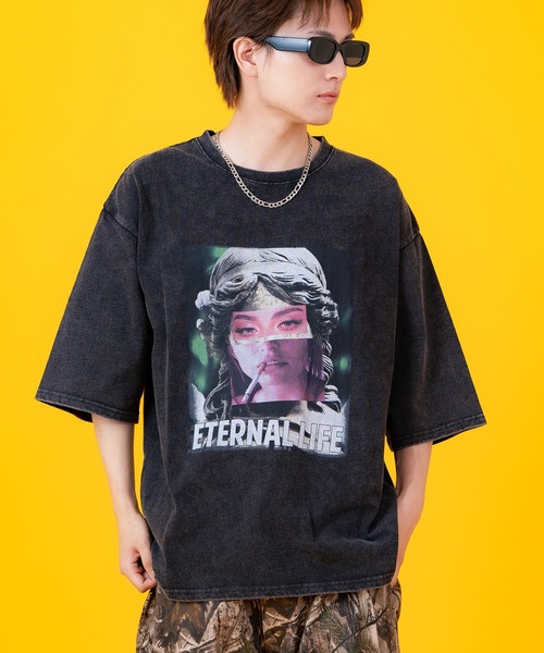 improves(インプローブス)の「アソート ケミカル 半袖Tシャツ(Tシャツ/カットソー・メンズ・ネイビー系6/ブルー系その他/レッド系その他2/ブラック系その他/ブラック系5/ブラック系4/ブラック系3/ブラック系2/ブラック系1/ブラック系/ネイビー系5/ネイビー系4/ネイビー系3/ネイビー系2/ネイビー系1/ブラック系その他2/ネイビー/ブラック/ブラック系8/ブラック系7/ブラック系6/ワイン系7/ワイン系/ネイビー系8・MEDIUM/SMALL/X-LARGE/LARGE)」の11枚目の写真