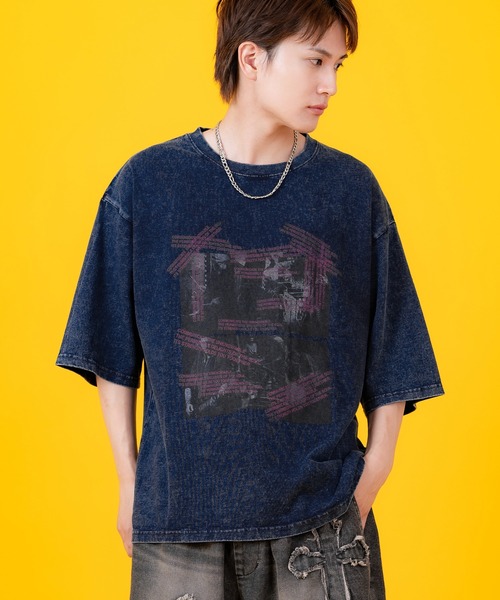 improves(インプローブス)の「アソート ケミカル 半袖Tシャツ(Tシャツ/カットソー・メンズ・ネイビー系6/ブルー系その他/レッド系その他2/ブラック系その他/ブラック系5/ブラック系4/ブラック系3/ブラック系2/ブラック系1/ブラック系/ネイビー系5/ネイビー系4/ネイビー系3/ネイビー系2/ネイビー系1/ブラック系その他2/ネイビー/ブラック/ブラック系8/ブラック系7/ブラック系6/ワイン系7/ワイン系/ネイビー系8・MEDIUM/SMALL/X-LARGE/LARGE)」の18枚目の写真
