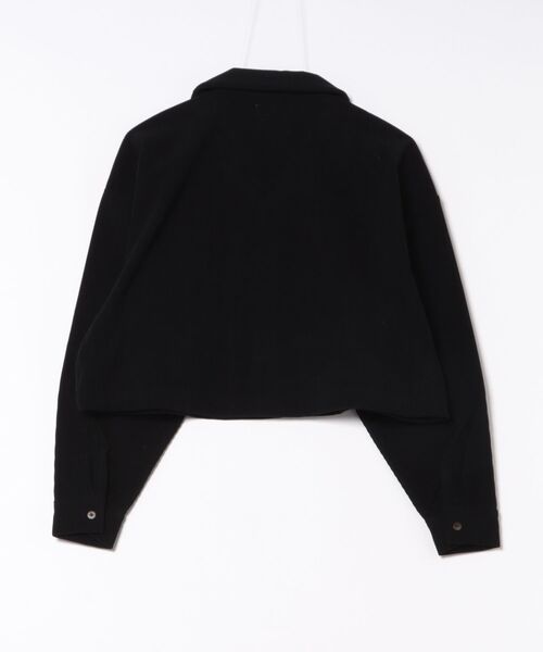 RVCA（ルーカ）の「RVCA/ルーカ コーデュロイシャツ ショート丈 セットアップ対応 BF044-110（シャツ/ブラウス・レディース・マスタード/グレイッシュブルー/ブラック・M）」の4枚目の写真