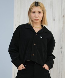 RVCA/ルーカ コーデュロイシャツ ショート丈 セットアップ対応 BF044-110