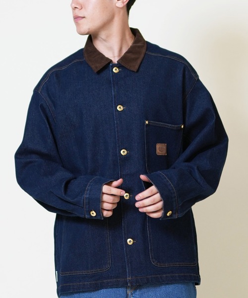 セール】ELEMENT/エレメント デニムコーチジャケット バックプリント