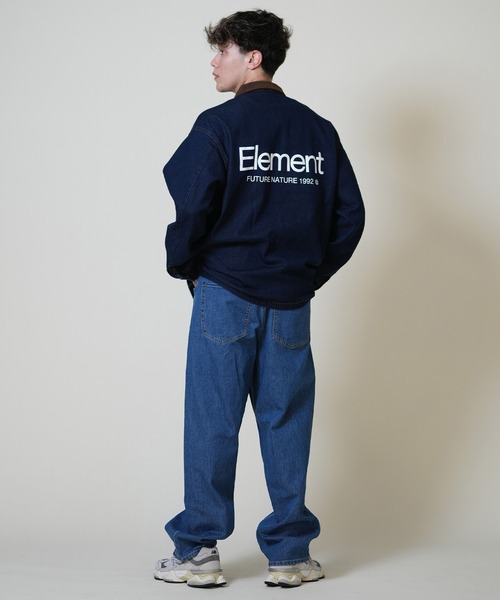 ELEMENT（エレメント）の「ELEMENT/エレメント デニムコーチジャケット バックプリント BF022-758（その他アウター・メンズ・ダークインディゴブルー/ライトインディゴブルー/ブラック・M/XL/L）」の14枚目の写真