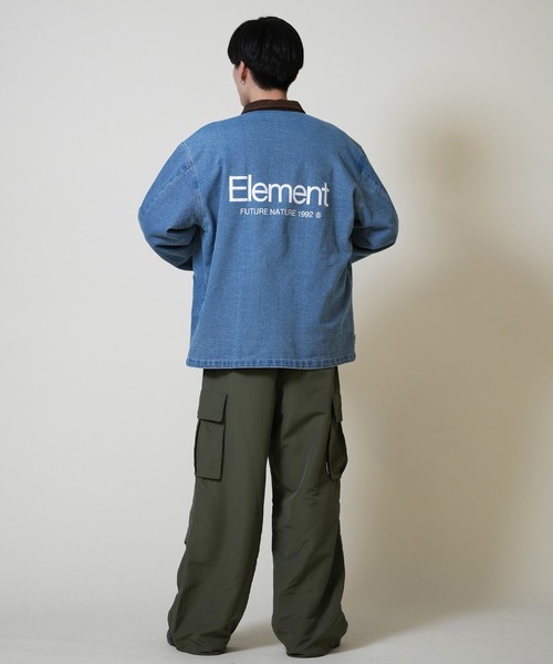 ELEMENT（エレメント）の「ELEMENT/エレメント デニムコーチジャケット バックプリント BF022-758（その他アウター・メンズ・ダークインディゴブルー/ライトインディゴブルー/ブラック・M/XL/L）」の20枚目の写真