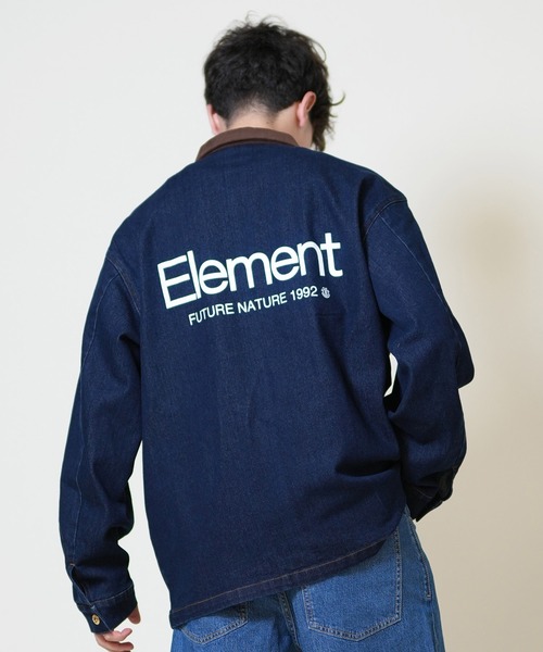 ELEMENT（エレメント）の「ELEMENT/エレメント デニムコーチジャケット バックプリント BF022-758（その他アウター・メンズ・ダークインディゴブルー/ライトインディゴブルー/ブラック・M/XL/L）」の12枚目の写真