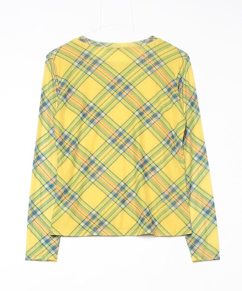 チェックシアーカットソー（Tシャツ/カットソー）｜mul.（ムル）の