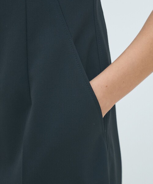 MACPHEE(マカフィー)の「ウールヘビーメッシュ サロペット(サロペット/オーバーオール・レディース・ブラック・36/34)」の7枚目の写真