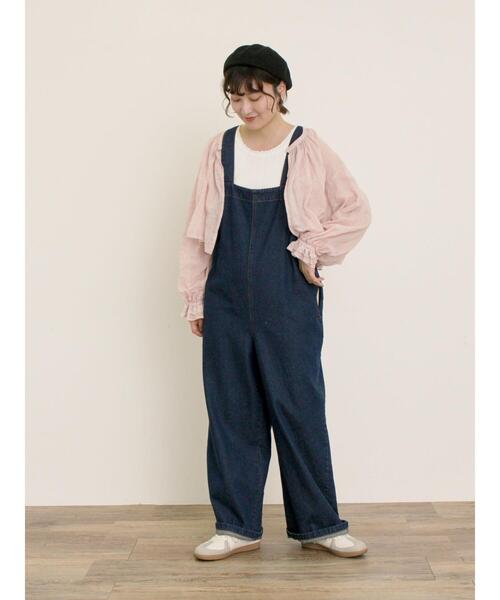 モニーレ　MONiLE ポリ麻サロペットパンツ MONiLE＞ ポリ麻サロペット | SHINKI