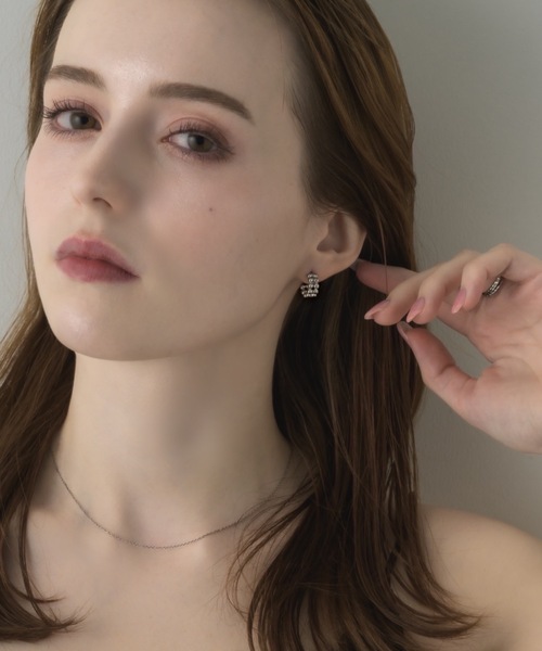muku(ムク)の「PIERCE/BALL DOUBLE LINE(ピアス(両耳用)・レディース・ゴールド/シルバー・FREE)」の18枚目の写真