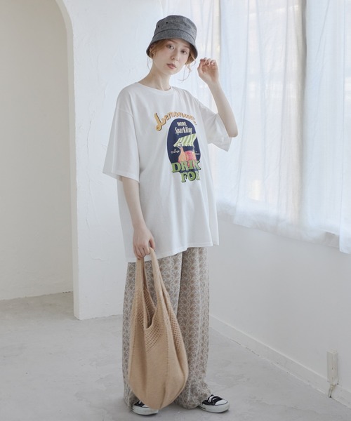 Crisp(クリスプ)の「メランジナチュラルニットバッグ(ハンドバッグ・レディース・ベージュ/アイボリー・FREE)」の3枚目の写真