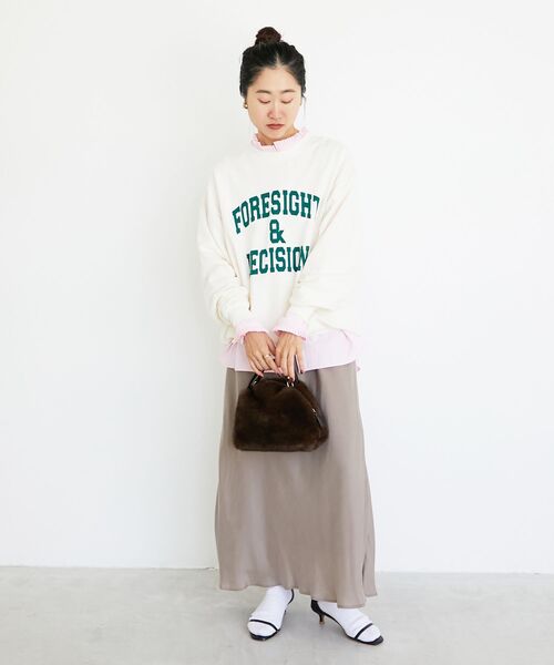 le.coeur blanc（ルクールブラン）の「プリーツカラーシャツ（シャツ/ブラウス・レディース・ピンク/ブルー系その他3/ブルー/オフホワイト・38）」の18枚目の写真