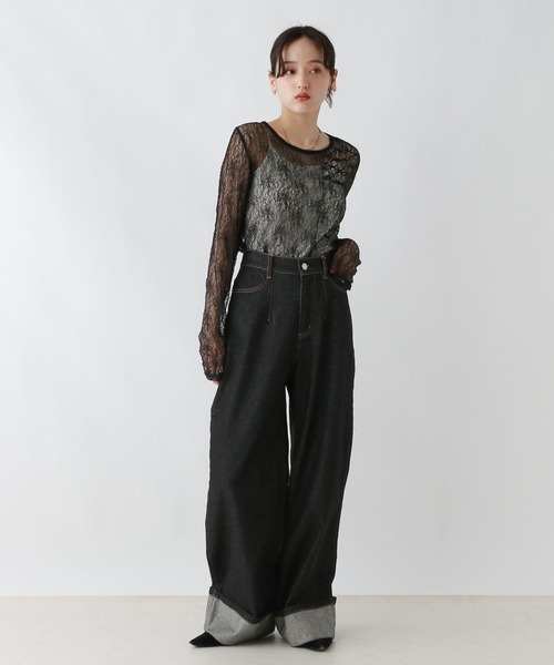 セール】パッチワークレーストップス（Tシャツ/カットソー）｜RAGEBLUE