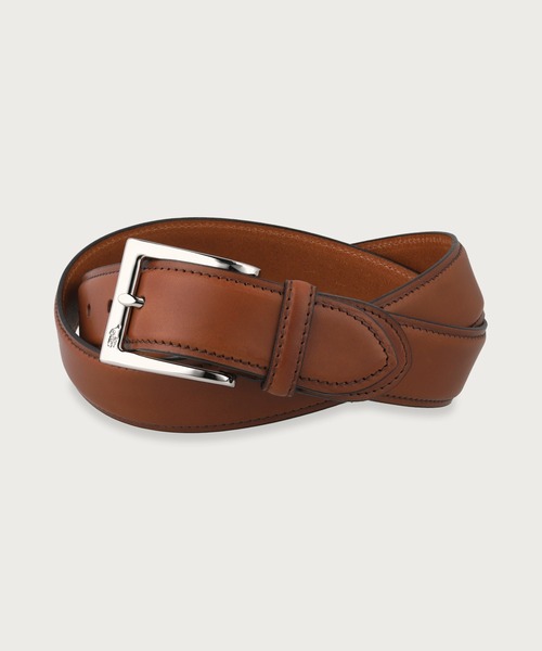 POLO RALPH LAUREN（ポロ ラルフ ローレン）の「バケッタレザー 35mm メンズベルト（ベルト・メンズ・ブラック/ライトブラウン/ネイビー/ダークブラウン・FREE）」の3枚目の写真
