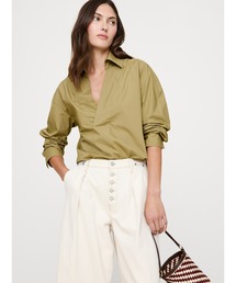 Banana Republic（バナナリパブリック）の「オーバーサイズ ロングスリーブ ポップオーバーチュニック（シャツ/ブラウス）」