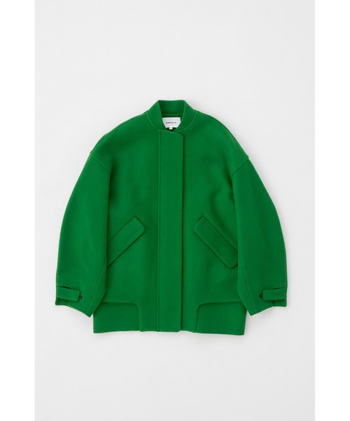 ENFOLD（エンフォルド）の「ダブルメルトン スタジャン（スタジャン・レディース・グリーン・38）」の6枚目の写真