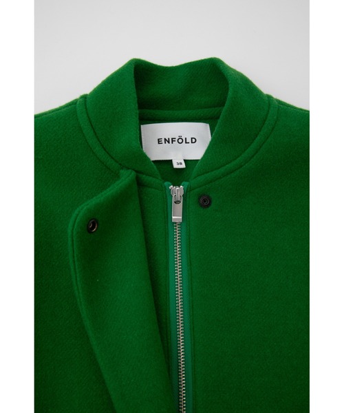 ENFOLD（エンフォルド）の「ダブルメルトン スタジャン（スタジャン・レディース・グリーン・38）」の11枚目の写真