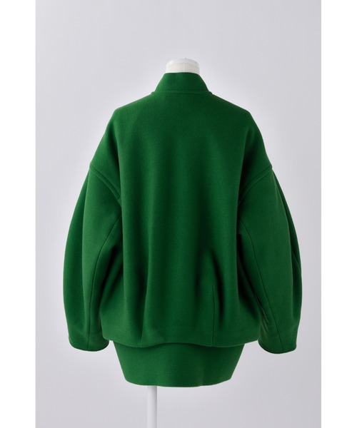 ENFOLD（エンフォルド）の「ダブルメルトン スタジャン（スタジャン・レディース・グリーン・38）」の9枚目の写真