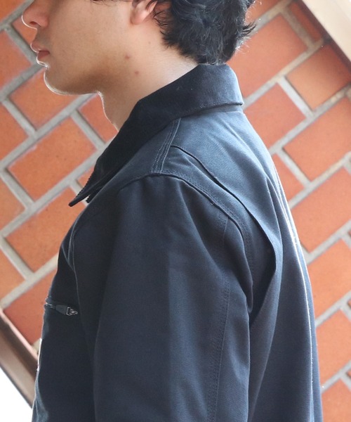 Carhartt（カーハート）の「Carhartt ダックデトロイトジャケット（カバーオール・メンズ・ブラウン/ブラック・LARGE/SMALL/X-LARGE/MEDIUM/XX-LARGE）」の19枚目の写真