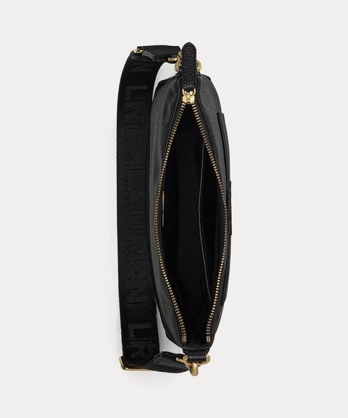 LAUREN RALPH LAUREN（ローレン ラルフ ローレン）の「ペブルド レザー ラージ Cameryn クロスボディ（ショルダーバッグ・レディース・ブラック系1・ONE）」の7枚目の写真