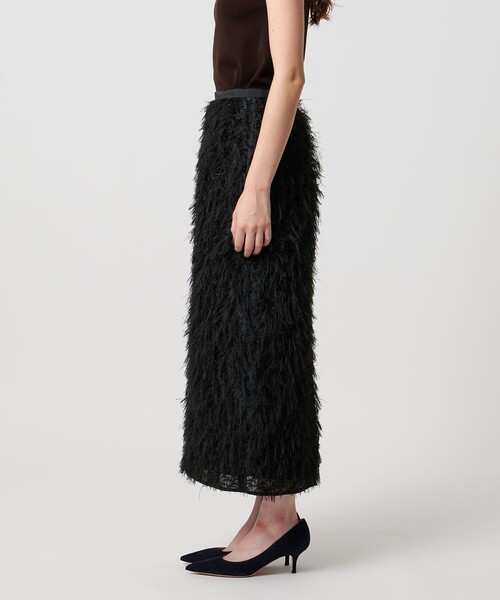 UNITED ARROWS(ユナイテッドアローズ)の「ヘアリー ラメ カットジャガード タイト スカート(スカート・レディース・ブラック/ネイビー・36/38)」の10枚目の写真