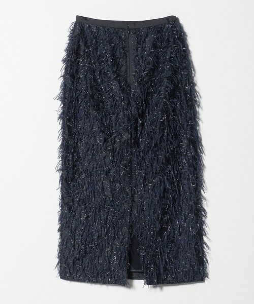 UNITED ARROWS(ユナイテッドアローズ)の「ヘアリー ラメ カットジャガード タイト スカート(スカート・レディース・ブラック/ネイビー・36/38)」の13枚目の写真