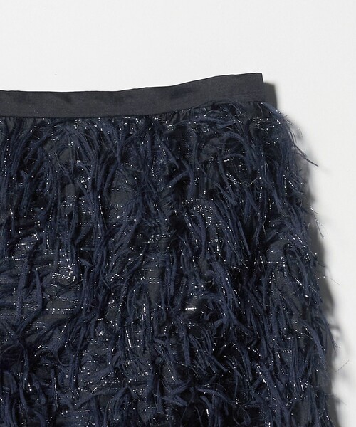 UNITED ARROWS(ユナイテッドアローズ)の「ヘアリー ラメ カットジャガード タイト スカート(スカート・レディース・ブラック/ネイビー・36/38)」の14枚目の写真
