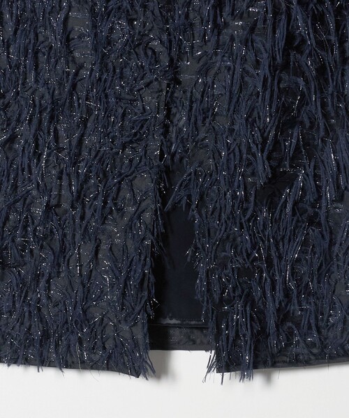 UNITED ARROWS(ユナイテッドアローズ)の「ヘアリー ラメ カットジャガード タイト スカート(スカート・レディース・ブラック/ネイビー・36/38)」の17枚目の写真