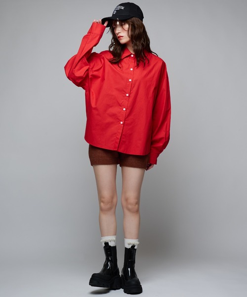 Narcissus(ナルシス)の「リブニットショートパンツ(その他パンツ・レディース・ブラック/ブラウン・FREE)」の6枚目の写真