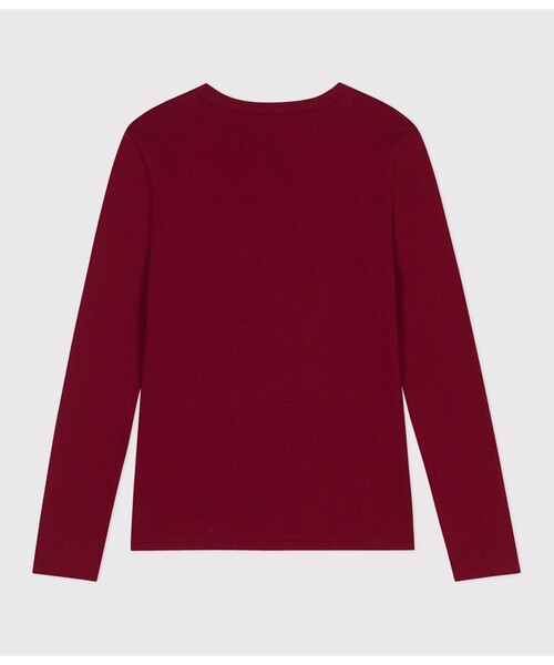 PETIT BATEAU(プチバトー)の「長袖Tシャツ(Tシャツ/カットソー・レディース・レッド/グリーン/ライトピンク・XX-SMALL/X-SMALL/SMALL/MEDIUM)」の4枚目の写真