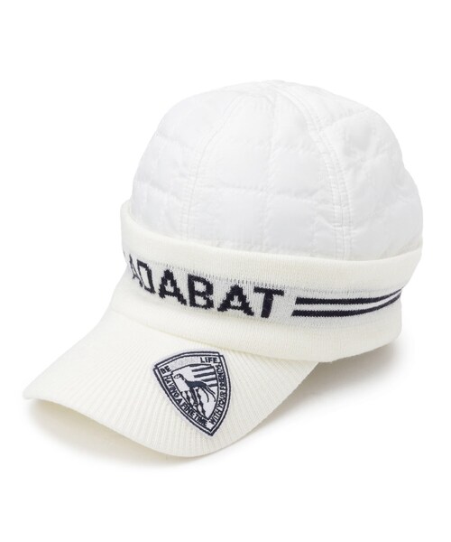 adabat(アダバット)の「キルティング防寒キャップ(キャップ・レディース・ピンク系/ホワイト系/ブラック・00)」の2枚目の写真