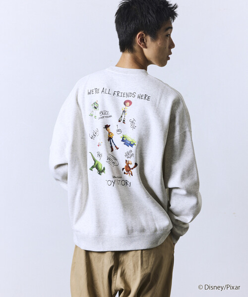 トイ・ストーリー2 ビンテージ　スウェット　バックプリント　キャスト トイ・ストーリー2 ビンテージ スウェット バックプリント