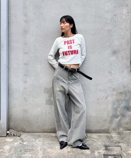 WHO'S WHO gallery(フーズフーギャラリー)の「ロゴパターントップス(Tシャツ/カットソー・レディース・ホワイト/ブラック・FREE)」の20枚目の写真