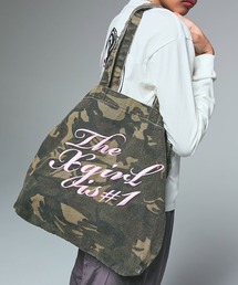 X-girl（エックスガール）の「THE X-GIRL IS NUMBER ONE TOTE BAG（トートバッグ・メンズ）」