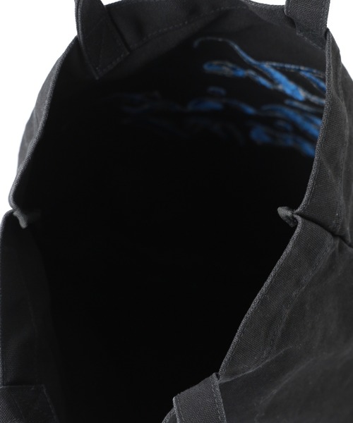 X-girl(エックスガール)の「THE X-GIRL IS NUMBER ONE TOTE BAG(トートバッグ・レディース・ブラック/カモフラージュ・ONE SIZE)」の9枚目の写真