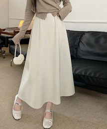 ハイウエストAラインフレアスカート