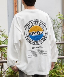 ddp（ディーディーピー）の「DDP/ディーディーピー 別注 サークルロゴ刺繍 ヘビーウェイト ビッグシルエットロンT（Tシャツ/カットソー・メンズ）」