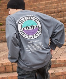 ddp（ディーディーピー）の「ddp/ディーディーピー 別注 サークルロゴ刺繍 ヘビーウェイト ビッグシルエットロンT（Tシャツ/カットソー）」