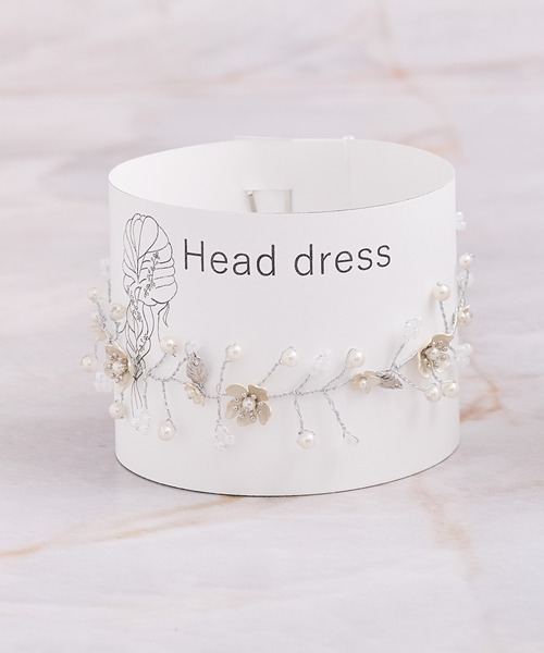 Heartdance(ハートダンス)の「アイボリーフラワーヘッドドレス(ヘアピン・レディース・ゴールド/シルバー・FREE)」の11枚目の写真