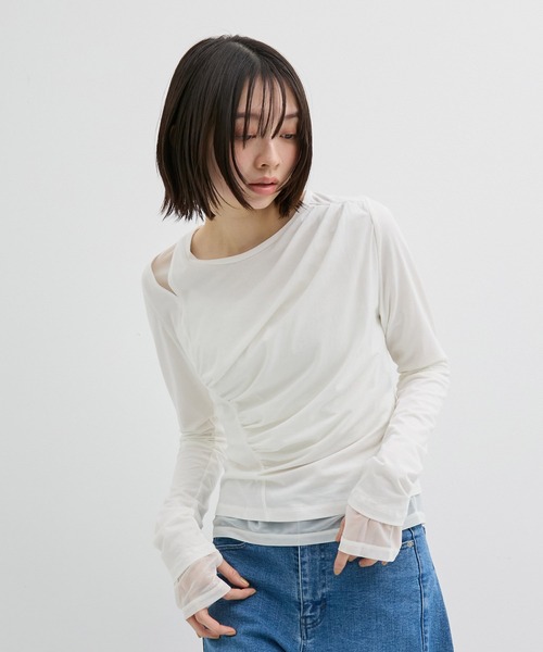 残りわずか！】スラッシュレイヤーT｜ウォッシャブル/レイヤード